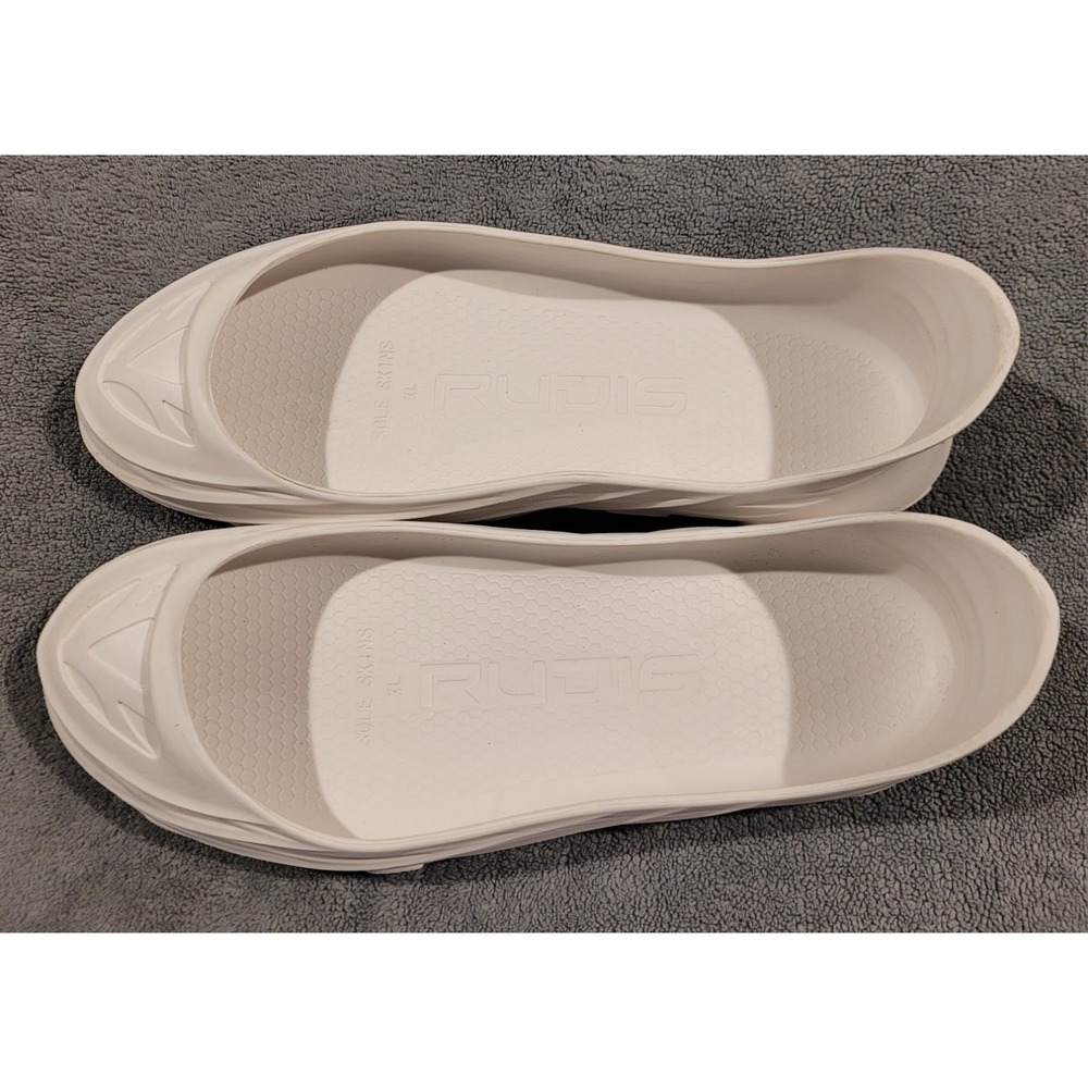 RUDIS Sole Skins Wrestling Shoe Covers - White - Size XL (Fits Men's 8.5-10)